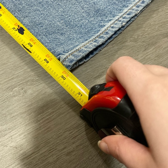 Pistola Hendrix apprentice distressed high rise baggy wide leg jeans 31 - Picture 11 of 11